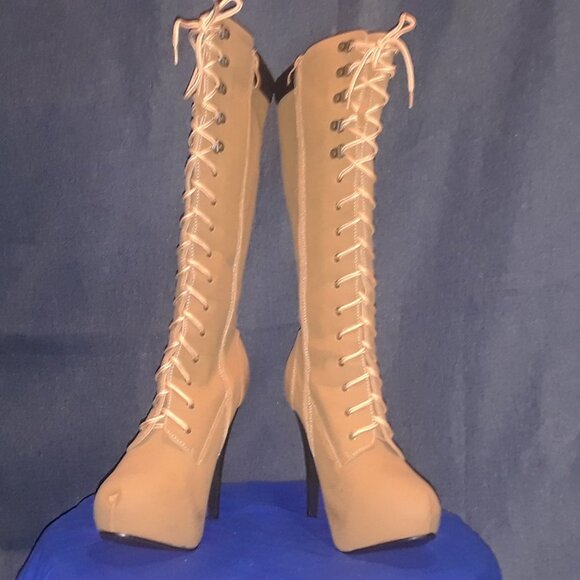 RIDING  NUBUCK STYLE BOOT ( BRAND NEW !!! ) - Picture 1 of 5